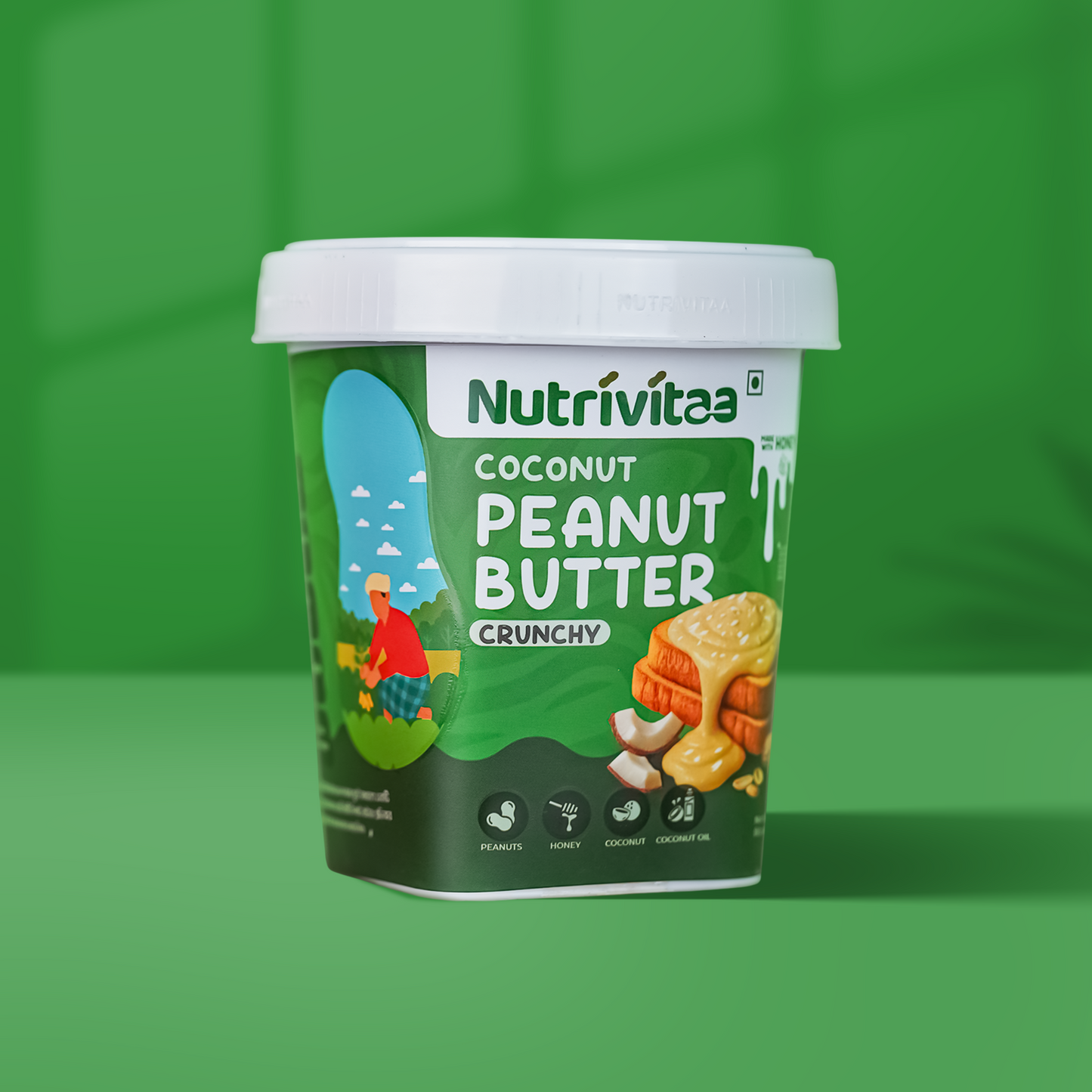 Coconut Crunchy Peanut Butter